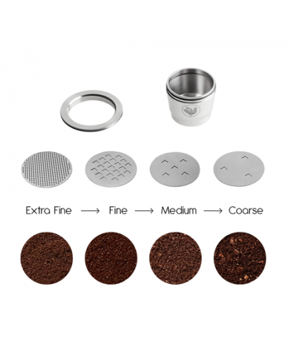 WAYCAP Refillable Nespresso capsule complete kit