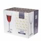 6 Bohemia Crystal Red wine glass with silver