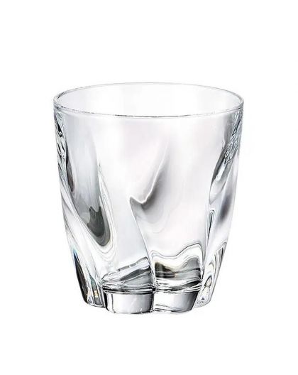 6 crystal glasses for whiskey and carafe "Barley Twist"