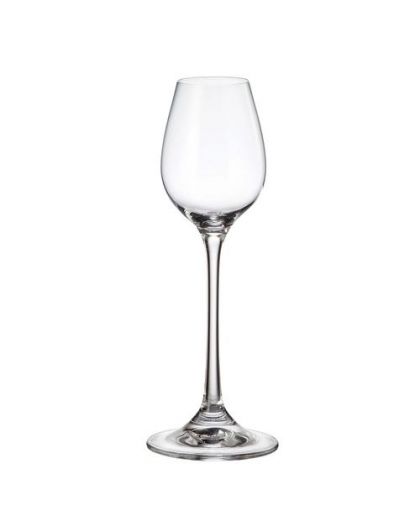 6 Bohemia crystal glasses for liquor "Columbus"