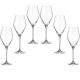 6 bohemia crystal white wine glasses "Loxia"