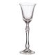 6 bohemia crystal glasses for liquor "Parus"