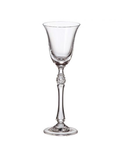 6 bohemia crystal glasses for Red wine Parus 350 ml - Vip Shop Italy