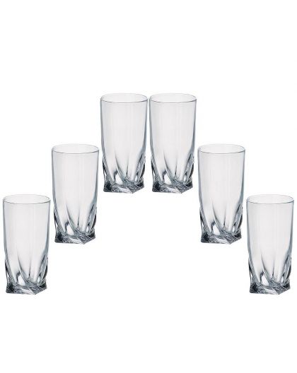 6 кристални чаши "Куадро"