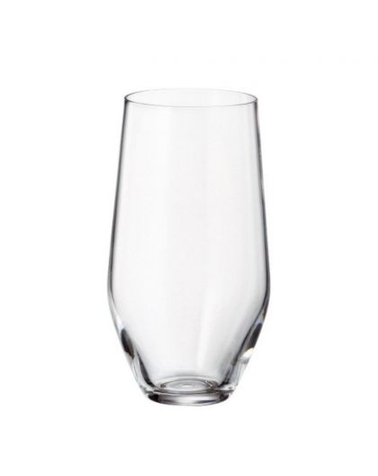 6 Bohemia Crystal glasses "Grus / Michelle"