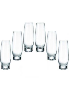 6 Bohemia Crystal glasses "Tamda"