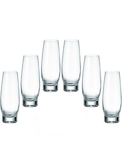 6 Bohemia Crystal glasses "Tamda"