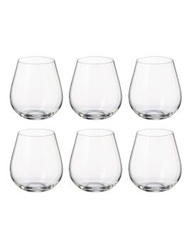 6 Bohemia Crystal glasses for whiskey "Columbus"