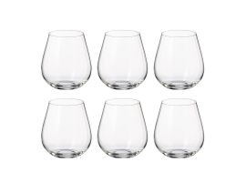 6 Bohemia Crystal glasses for whisky "Columbus"