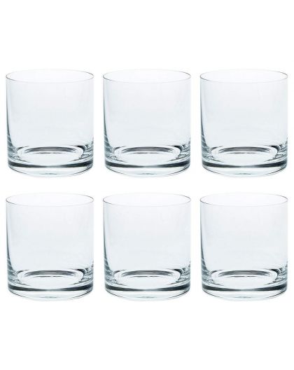 6 Bohemia Crystal whiskey glasses "Origami"
