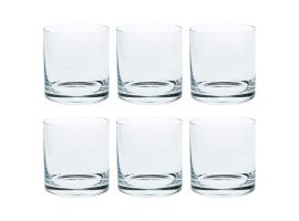 6 Bohemia Crystal whisky glasses "Origami"