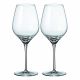 2 Bohemia Crystal  Red wine glasses "Avila"