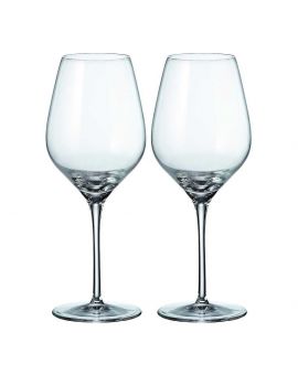 2 Bohemia Crystal  Red wine glasses "Avila"