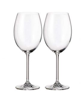 2 Bohemia Crystal Чаши за червено вино "Фиора"