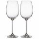 2 Bohemia Crystal  White wine glasses "Fiora"