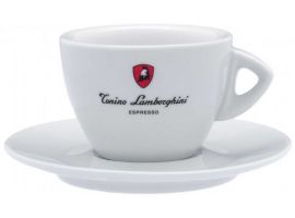 6 Latte white cups T LAMBORGHINI