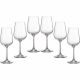 6 bohemia crystal white wine glasses "Fiora Tori"