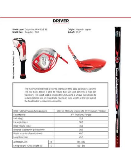 GOLF DRIVER Tonino Lamborghini