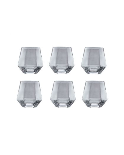 6 glasses and decanter for whisky