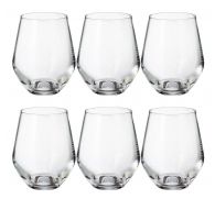 6 Bohemia Crystal glasses for whisky "Grus"