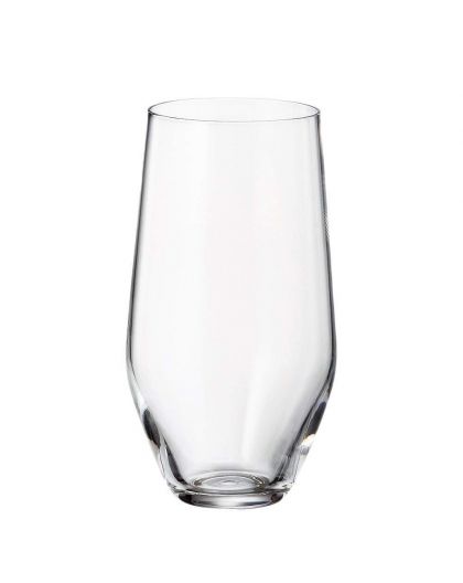 6 Bohemia Crystal glasses "Grus"