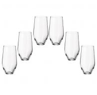 6 Bohemia Crystal glasses "Grus"