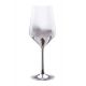 6 white wine glasses "Smoky"
