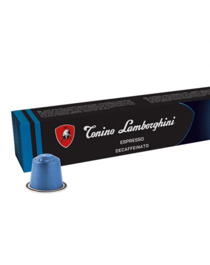 T. Lamborghini coffee capsules CAFFEINE FREE Nespresso compatible