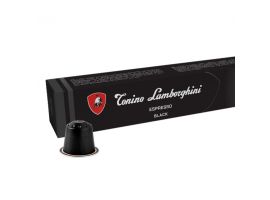 T. Lamborghini coffee capsules Nespresso compatible Black
