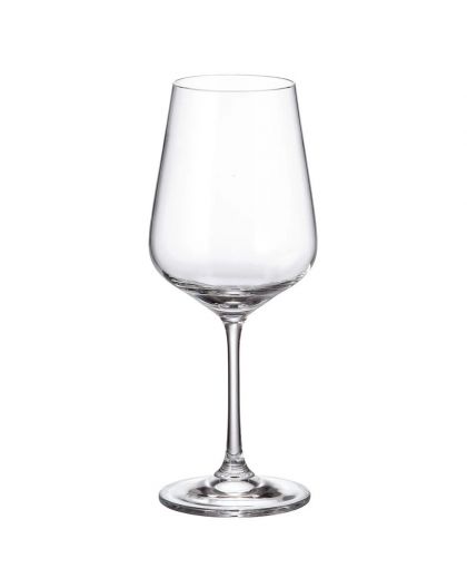 6 bohemia crystal red wine glasses "Strix"