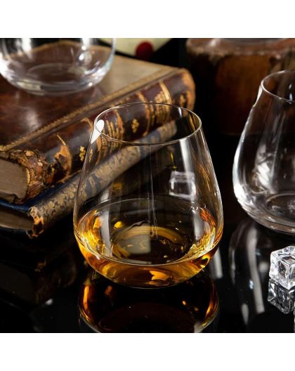 6 Bohemia Crystal glasses for whiskey "Columbus"