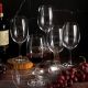 6 bohemia crystal red wine glasses "Fiora"