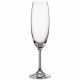 кристални чаши за шампанско и червено вино "Фиора"