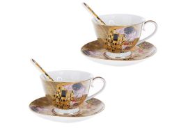 Set of two coffee cups "The Kiss" 90ml
