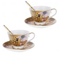Set of two coffee cups "The Kiss" 90ml