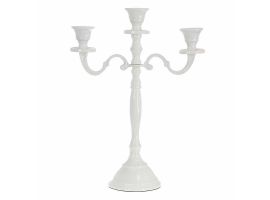 Candle Holder white, 3 candles