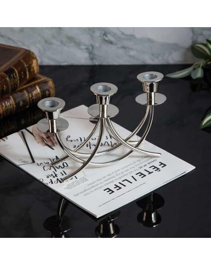 Candlestick Mina, 3 candles