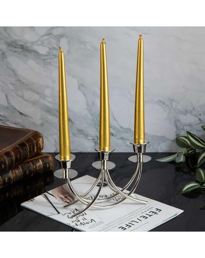 Candlestick Mina, 3 candles