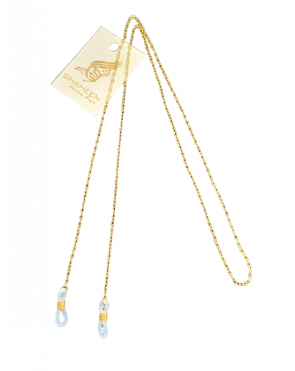 Eyewear chain "Silver" in golden color