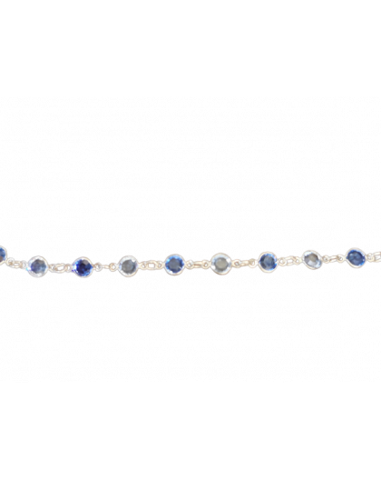 Eyewear chain Swarovski blue