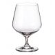 6 Bohemia Crystal Cognac glasses "Strix"