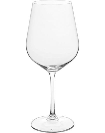 6 bohemia crystal red wine glasses "Strix" 580ml