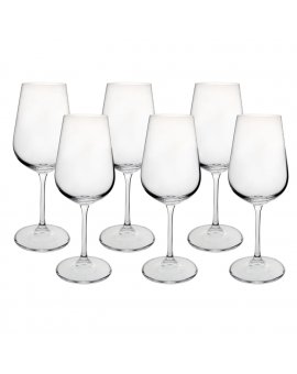 6 кристални чаши за бяло вино "Стрикс" 360мл