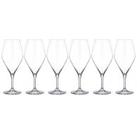 6 bohemia crystal white wine glasses "Gavia" 470ml