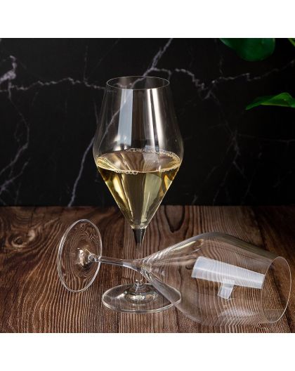 6 bohemia crystal white wine glasses "Gavia" 470ml