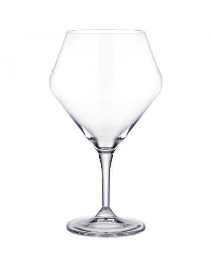 6 bohemia crystal glasses for Red wine Parus 350 ml - Vip Shop Italy
