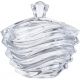 Bohemia Crystal Bowl "Wave" with Lid 22cm