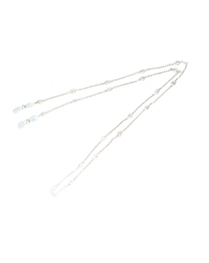 Shaheen Eyewear chain "Tears1" in golden color with zircons