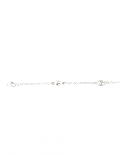 Shaheen Eyewear chain "Tears1" in golden color with zircons