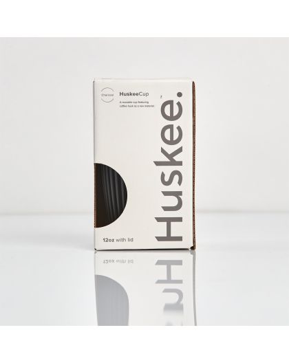 HuskeeCup Range 12oz Cup & Lid Charcoal